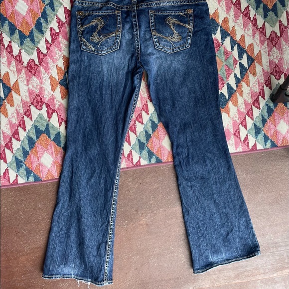 Excellent Cond. Silver Eden Bootcut Jeans 33/33 - Picture 5 of 5